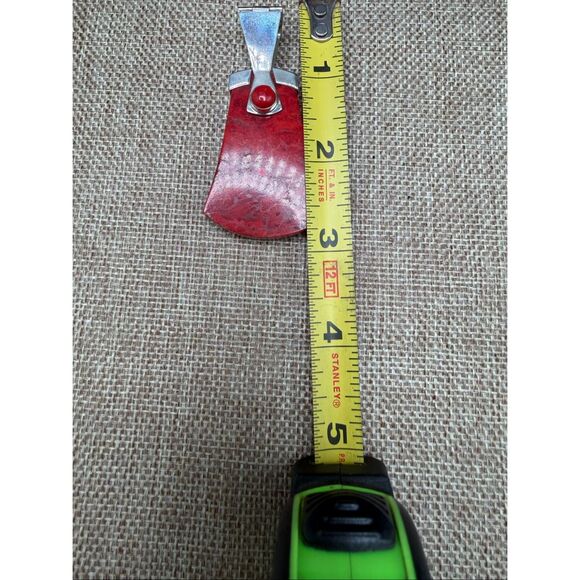 Bold Red Sponge Coral & Sterling Silver Pendant Artisan Modern Design - Picture 5 of 7